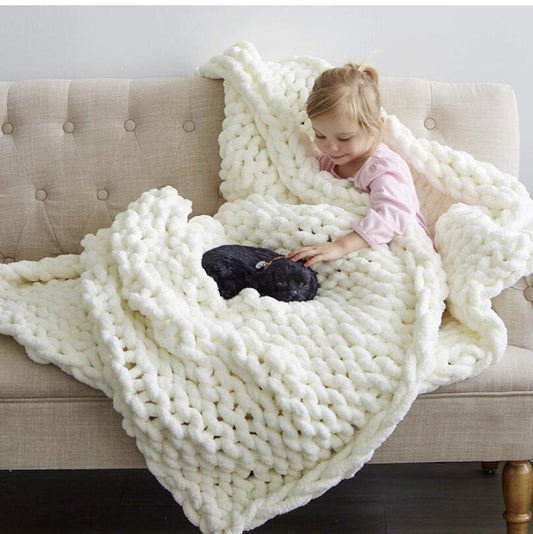 Knitted blanket